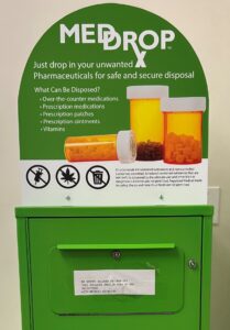 Medication take back kiosk