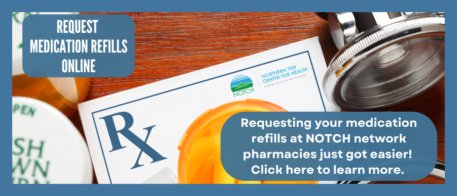 Prescription refill services available online from NOTCH.